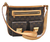 Authentic Louis Vuitton Monogram Hudson GM Shoulder Cross Bag M40045 LV 0320F