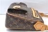 Authentic Louis Vuitton Monogram Hudson GM Shoulder Cross Bag M40045 LV 0320F