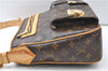 Authentic Louis Vuitton Monogram Hudson GM Shoulder Cross Bag M40045 LV 0320F