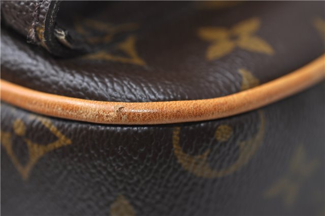 Authentic Louis Vuitton Monogram Hudson GM Shoulder Cross Bag M40045 LV 0320F