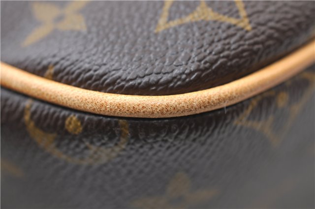 Authentic Louis Vuitton Monogram Hudson GM Shoulder Cross Bag M40045 LV 0320F