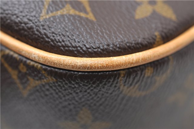 Authentic Louis Vuitton Monogram Hudson GM Shoulder Cross Bag M40045 LV 0320F