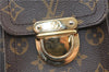 Authentic Louis Vuitton Monogram Hudson GM Shoulder Cross Bag M40045 LV 0320F
