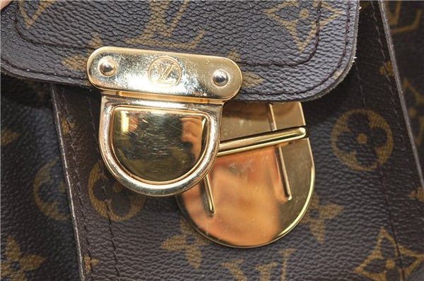 Authentic Louis Vuitton Monogram Hudson GM Shoulder Cross Bag M40045 LV 0320F