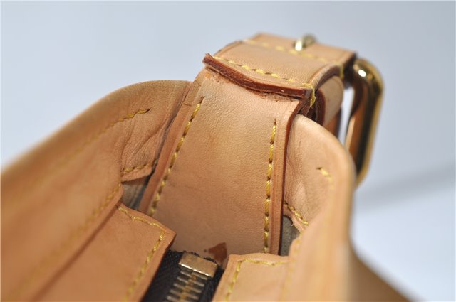 Authentic Louis Vuitton Monogram Hudson GM Shoulder Cross Bag M40045 LV 0320F