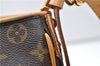 Authentic Louis Vuitton Monogram Hudson GM Shoulder Cross Bag M40045 LV 0320F