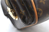 Authentic Louis Vuitton Monogram Hudson GM Shoulder Cross Bag M40045 LV 0320F