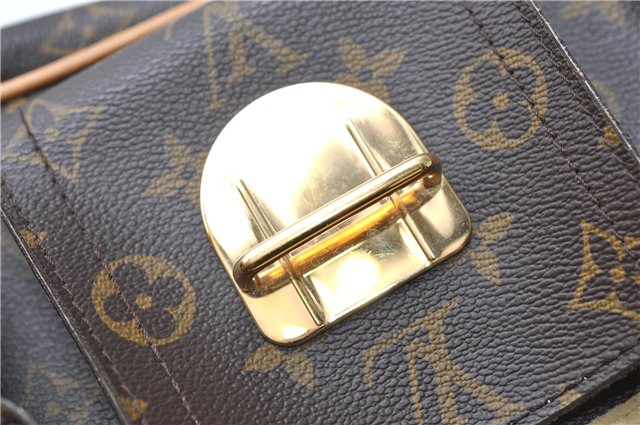 Authentic Louis Vuitton Monogram Hudson GM Shoulder Cross Bag M40045 LV 0320F