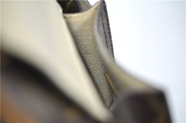 Authentic Louis Vuitton Monogram Hudson GM Shoulder Cross Bag M40045 LV 0320F