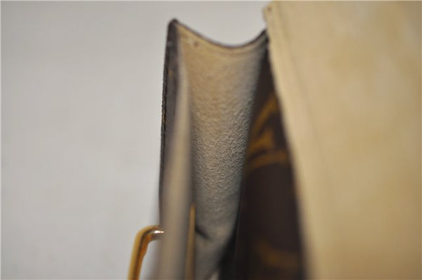 Authentic Louis Vuitton Monogram Hudson GM Shoulder Cross Bag M40045 LV 0320F