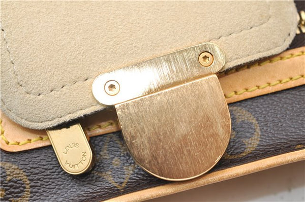 Authentic Louis Vuitton Monogram Hudson GM Shoulder Cross Bag M40045 LV 0320F