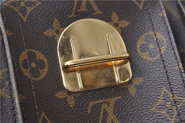 Authentic Louis Vuitton Monogram Hudson GM Shoulder Cross Bag M40045 LV 0320F