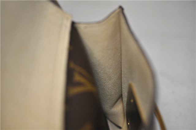 Authentic Louis Vuitton Monogram Hudson GM Shoulder Cross Bag M40045 LV 0320F