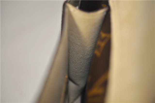 Authentic Louis Vuitton Monogram Hudson GM Shoulder Cross Bag M40045 LV 0320F