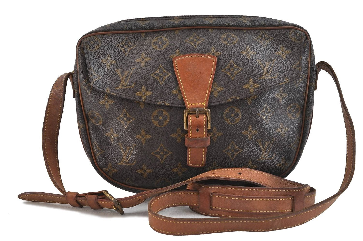 Auth Louis Vuitton Monogram Jeune Fille GM Shoulder Cross Bag M51225 LV 0321D