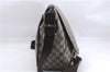 Authentic GUCCI Shoulder Cross Body Bag GG PVC Leather 201725 Brown 0321E
