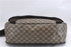 Authentic GUCCI Shoulder Cross Body Bag GG PVC Leather 201725 Brown 0321E