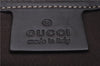 Authentic GUCCI Shoulder Cross Body Bag GG PVC Leather 201725 Brown 0321E