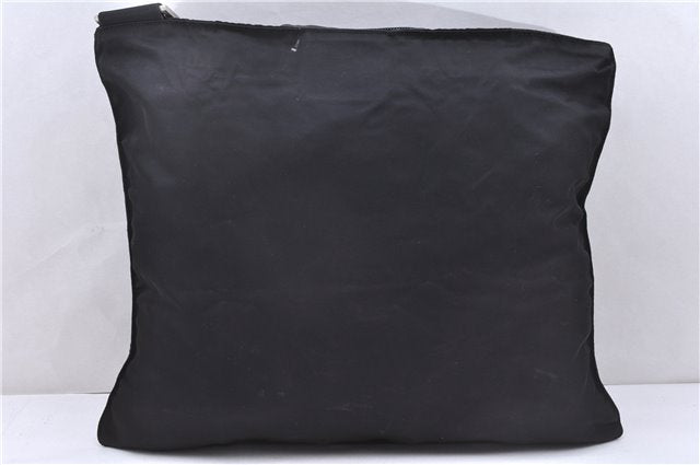 Authentic PRADA Nylon Tessuto Shoulder Cross Body Bag Purse Black 0322E