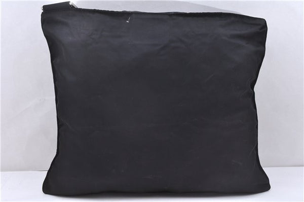 Authentic PRADA Nylon Tessuto Shoulder Cross Body Bag Purse Black 0322E