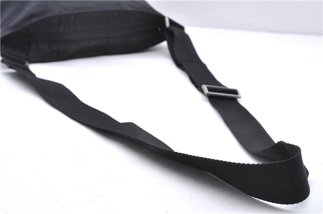 Authentic PRADA Nylon Tessuto Shoulder Cross Body Bag Purse Black 0322E