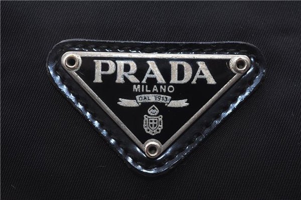 Authentic PRADA Nylon Tessuto Shoulder Cross Body Bag Purse Black 0322E