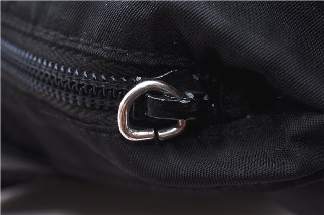 Authentic PRADA Nylon Tessuto Shoulder Cross Body Bag Purse Black 0322E