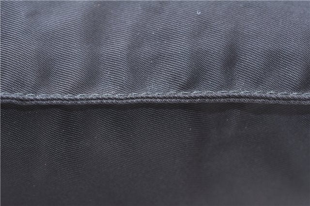 Authentic PRADA Nylon Tessuto Shoulder Cross Body Bag Purse Black 0322E