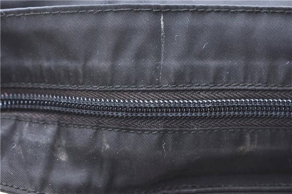 Authentic PRADA Nylon Tessuto Shoulder Cross Body Bag Purse Black 0322E