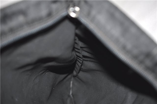 Authentic PRADA Nylon Tessuto Shoulder Cross Body Bag Purse Black 0322E