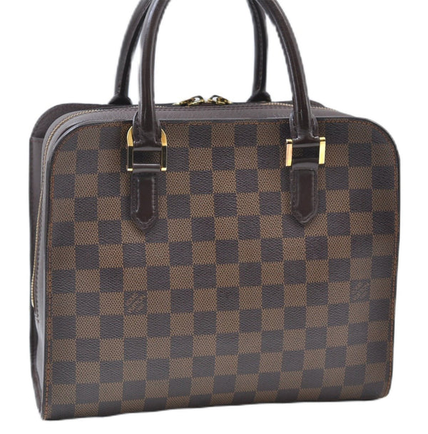 Authentic Louis Vuitton Damier Brera Hand Bag Purse N51150 LV 0322F