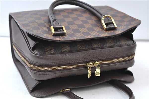 Authentic Louis Vuitton Damier Brera Hand Bag Purse N51150 LV 0322F