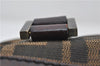 Authentic FENDI Zucca Vintage Shoulder Tote Bag Canvas Leather Brown 0323F