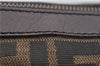 Authentic FENDI Zucca Vintage Shoulder Tote Bag Canvas Leather Brown 0323F