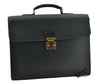 Auth Louis Vuitton Taiga Moskova Briefcase Business Bag M30034 Green Junk 0323G