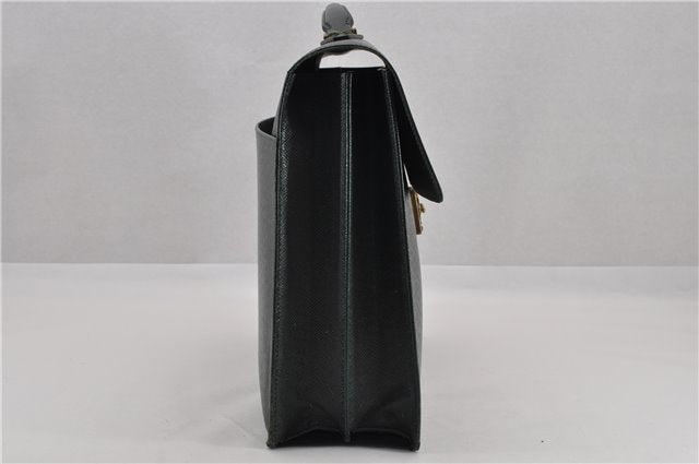 Auth Louis Vuitton Taiga Moskova Briefcase Business Bag M30034 Green Junk 0323G