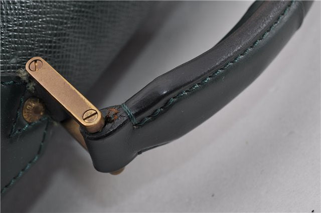 Auth Louis Vuitton Taiga Moskova Briefcase Business Bag M30034 Green Junk 0323G