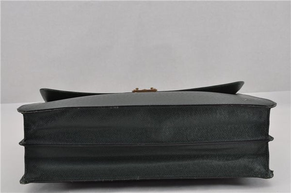 Auth Louis Vuitton Taiga Moskova Briefcase Business Bag M30034 Green Junk 0323G