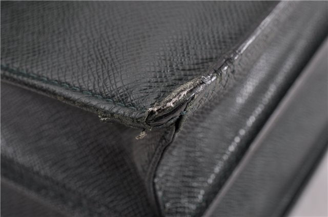 Auth Louis Vuitton Taiga Moskova Briefcase Business Bag M30034 Green Junk 0323G