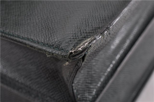 Auth Louis Vuitton Taiga Moskova Briefcase Business Bag M30034 Green Junk 0323G