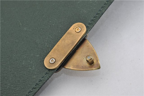 Auth Louis Vuitton Taiga Moskova Briefcase Business Bag M30034 Green Junk 0323G