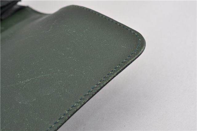 Auth Louis Vuitton Taiga Moskova Briefcase Business Bag M30034 Green Junk 0323G