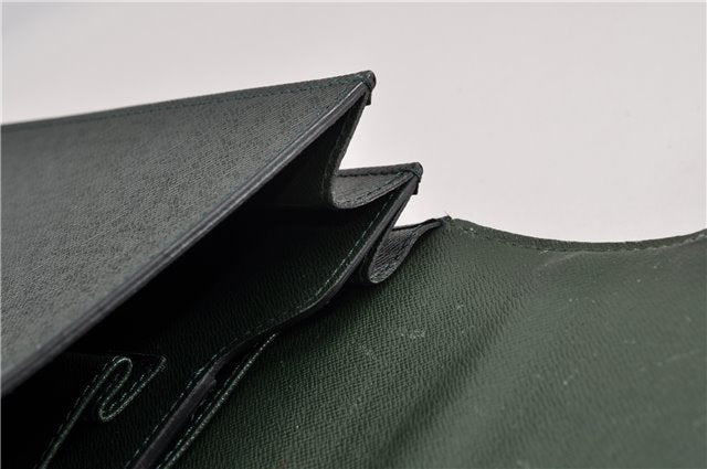 Auth Louis Vuitton Taiga Moskova Briefcase Business Bag M30034 Green Junk 0323G