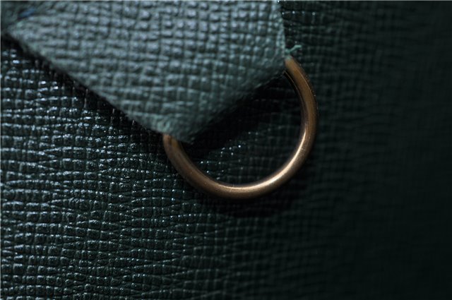 Auth Louis Vuitton Taiga Moskova Briefcase Business Bag M30034 Green Junk 0323G