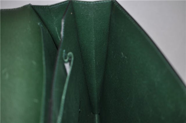Auth Louis Vuitton Taiga Moskova Briefcase Business Bag M30034 Green Junk 0323G