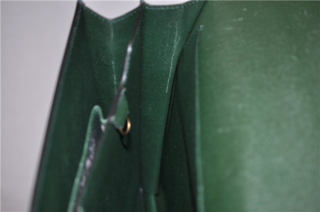 Auth Louis Vuitton Taiga Moskova Briefcase Business Bag M30034 Green Junk 0323G