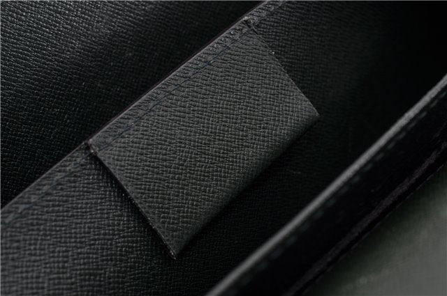 Auth Louis Vuitton Taiga Moskova Briefcase Business Bag M30034 Green Junk 0323G