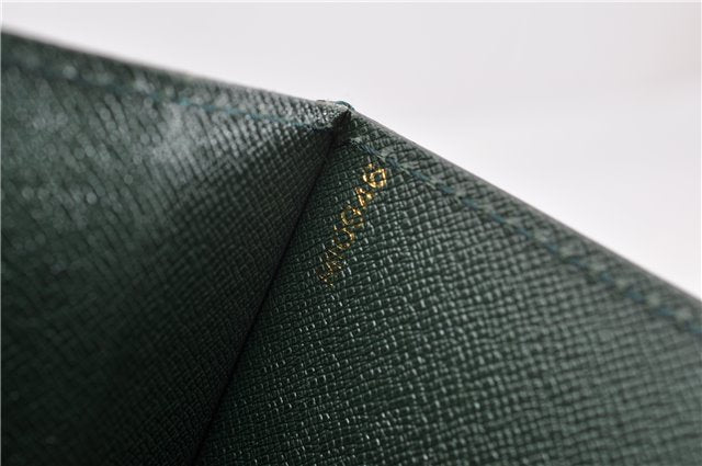 Auth Louis Vuitton Taiga Moskova Briefcase Business Bag M30034 Green Junk 0323G