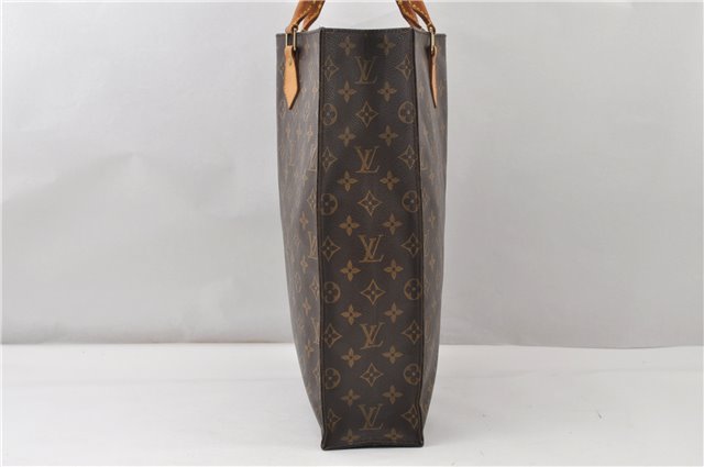 Authentic Louis Vuitton Monogram Sac Plat Hand Tote Bag M51140 LV 0324G