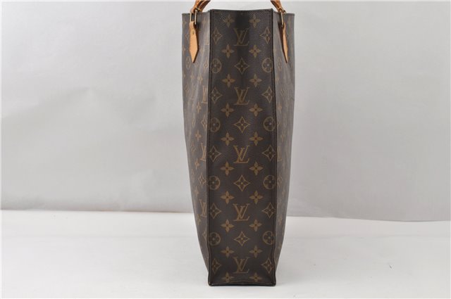 Authentic Louis Vuitton Monogram Sac Plat Hand Tote Bag M51140 LV 0324G